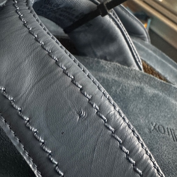 Wellrox leather upper Stylish Blue Sandals for Women size 7 - Picture 7 of 7